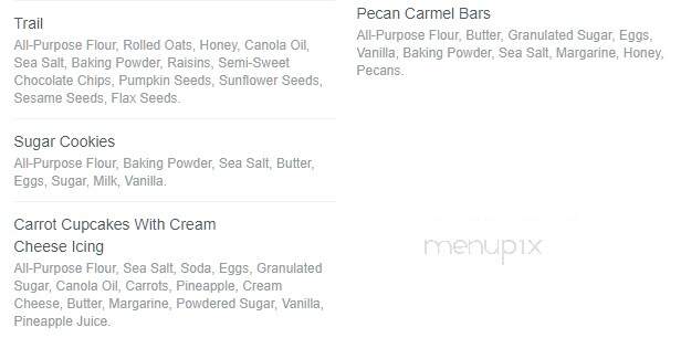 Home Fires Bakery - Leavenworth, WA menu_pic