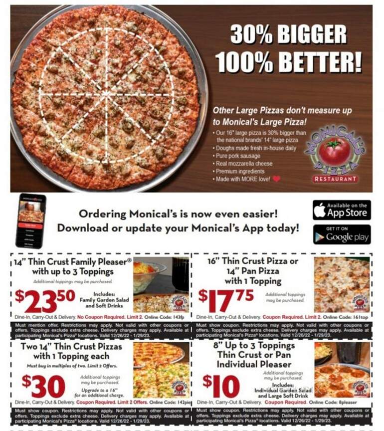 Monical's Pizza - Fishers, IN menu_pic