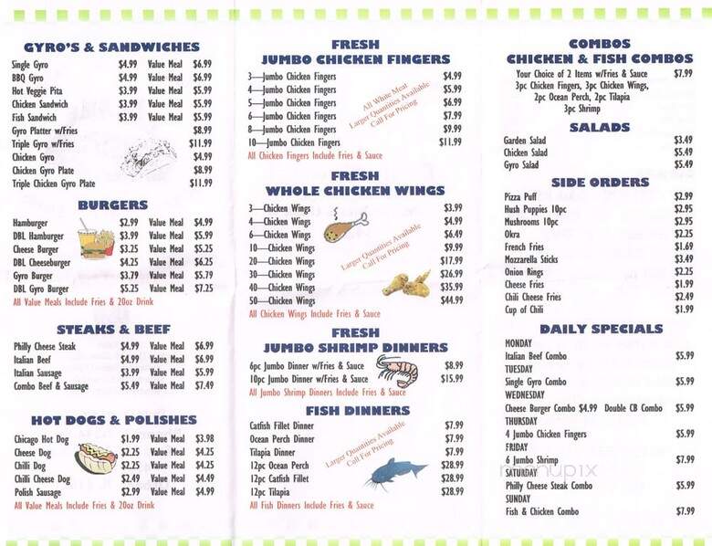 Windy City Express - Urbana, IL menu_pic