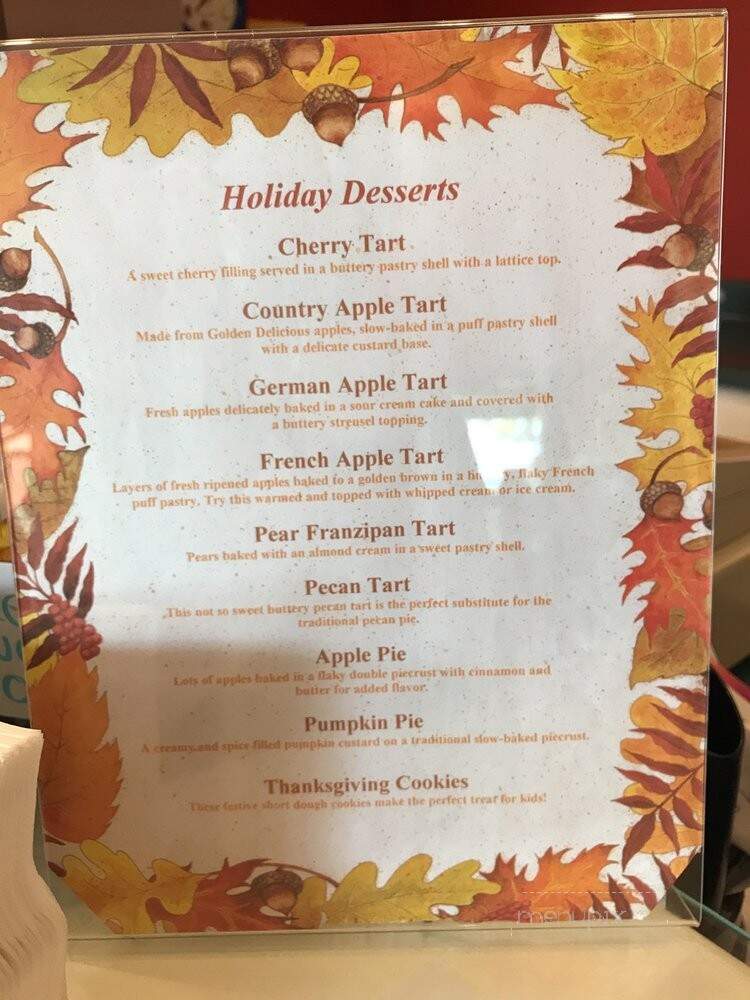 Cakery Bakery - La Canada Flintridge, CA menu_pic
