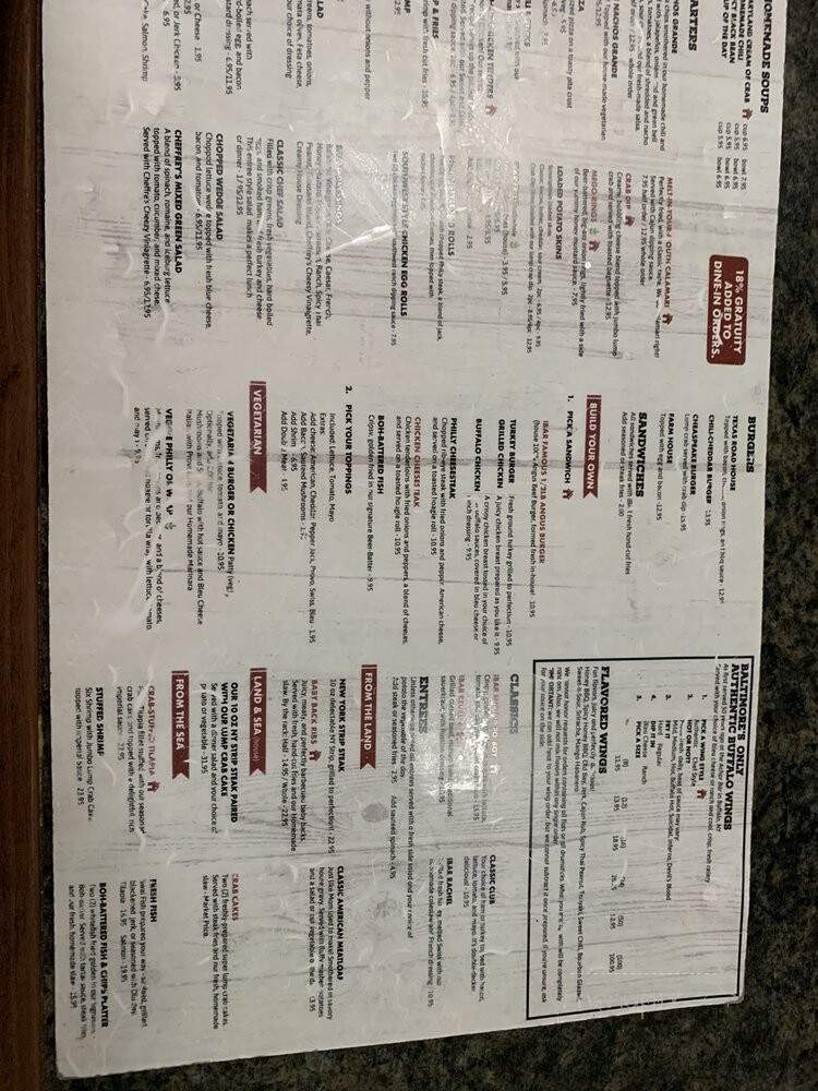 iBar Baltimore - Baltimore, MD menu_pic