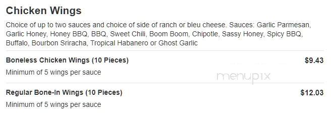 Wiggly Field - Schofield, WI menu_pic