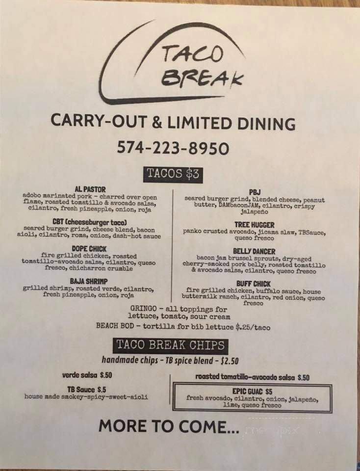 Dam Landing Restaurant Tavern - Rochester, IN menu_pic