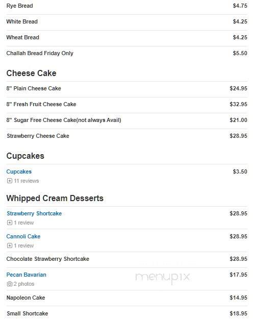 Millers Bakery - Cliffside Park, NJ