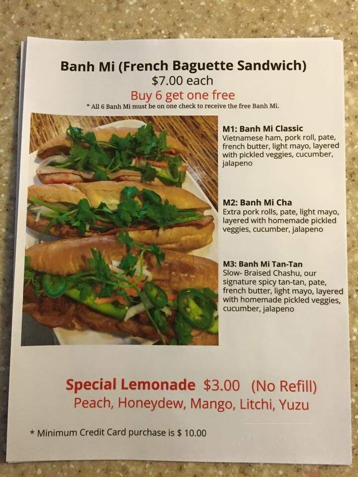 Issei Noodle - Carlisle, PA menu_pic