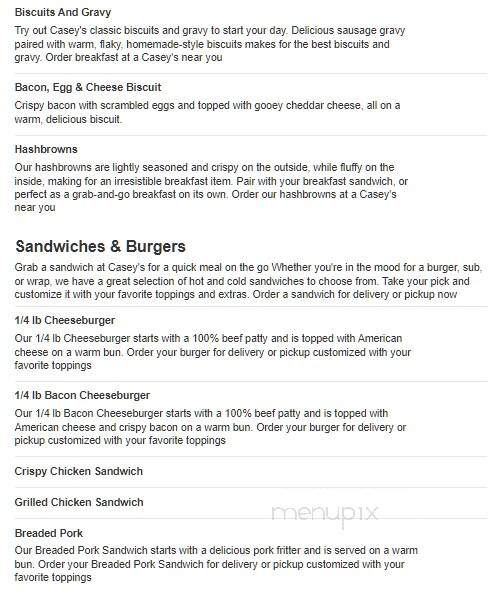 Caseys Carry Out Pizza - Warrenton, MO menu_pic