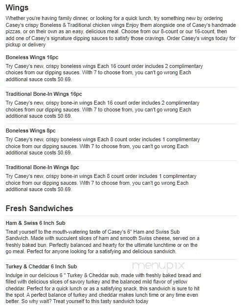 Caseys Carry Out Pizza - Warrenton, MO menu_pic