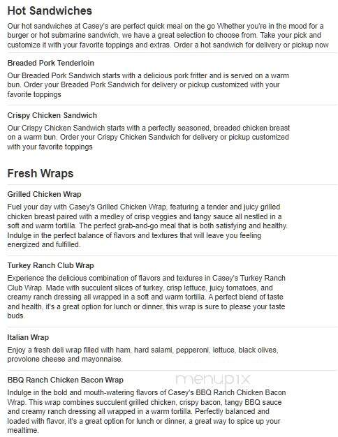 Caseys Carry Out Pizza - Warrenton, MO menu_pic