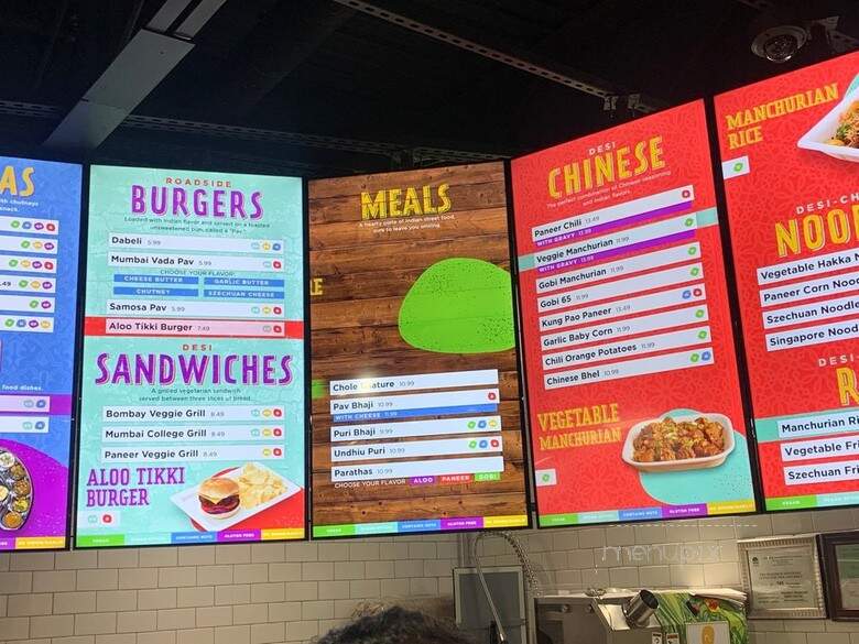 Neehee's Indian Vegetarian Street Food - Canton, MI menu_pic