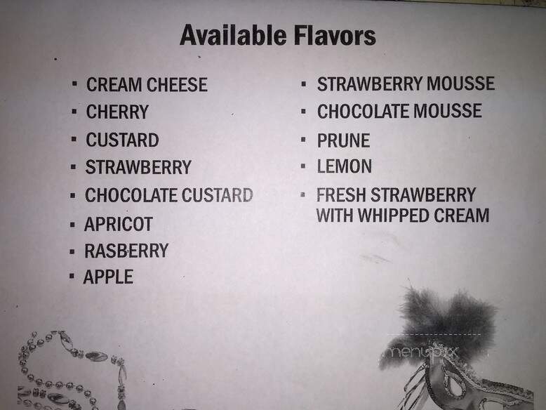 Cal City Bakery - Calumet City, IL menu_pic