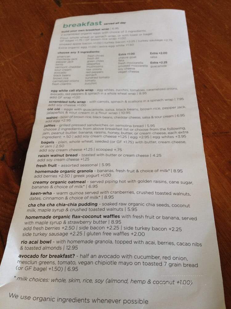 Joni's - Montauk, NY menu_pic