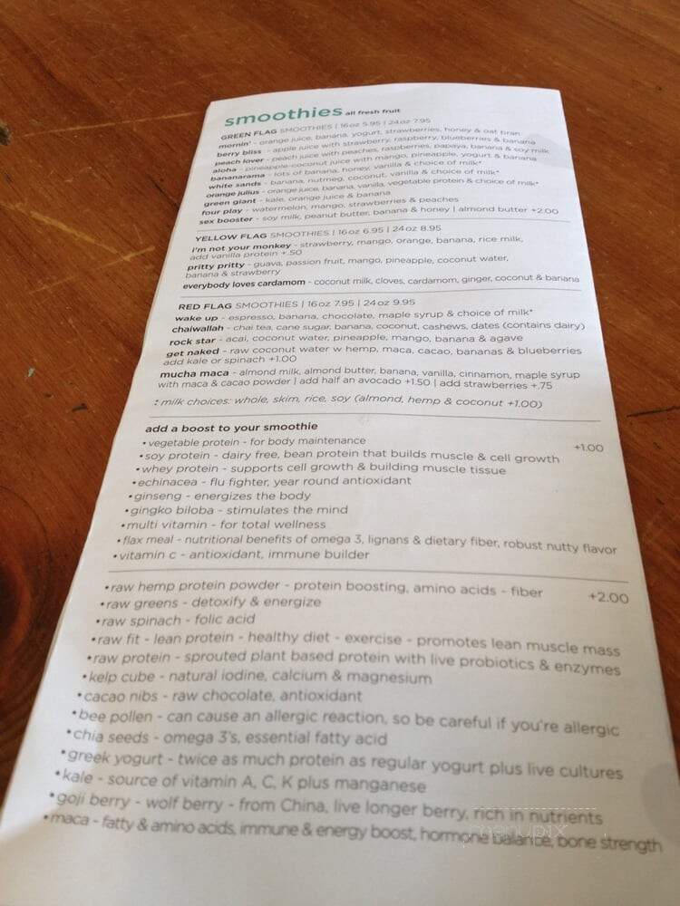 Joni's - Montauk, NY menu_pic
