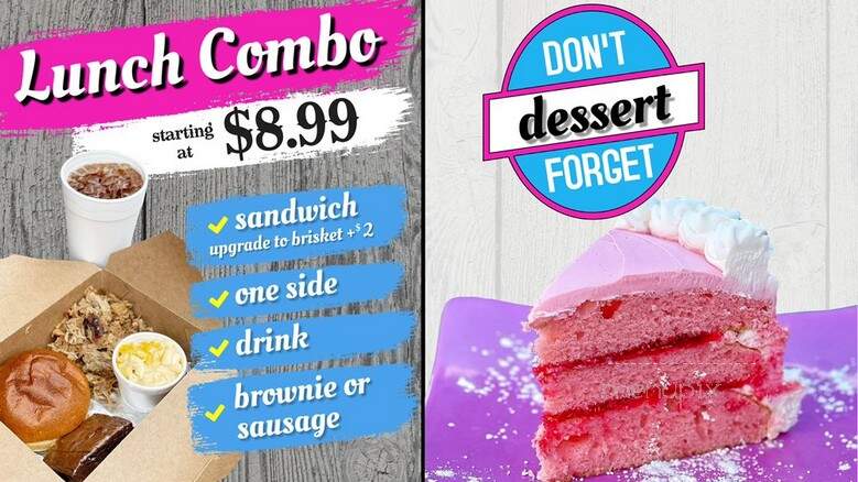 Ralph's Pink Flamingo BBQ - Fort Smith, AR menu_pic