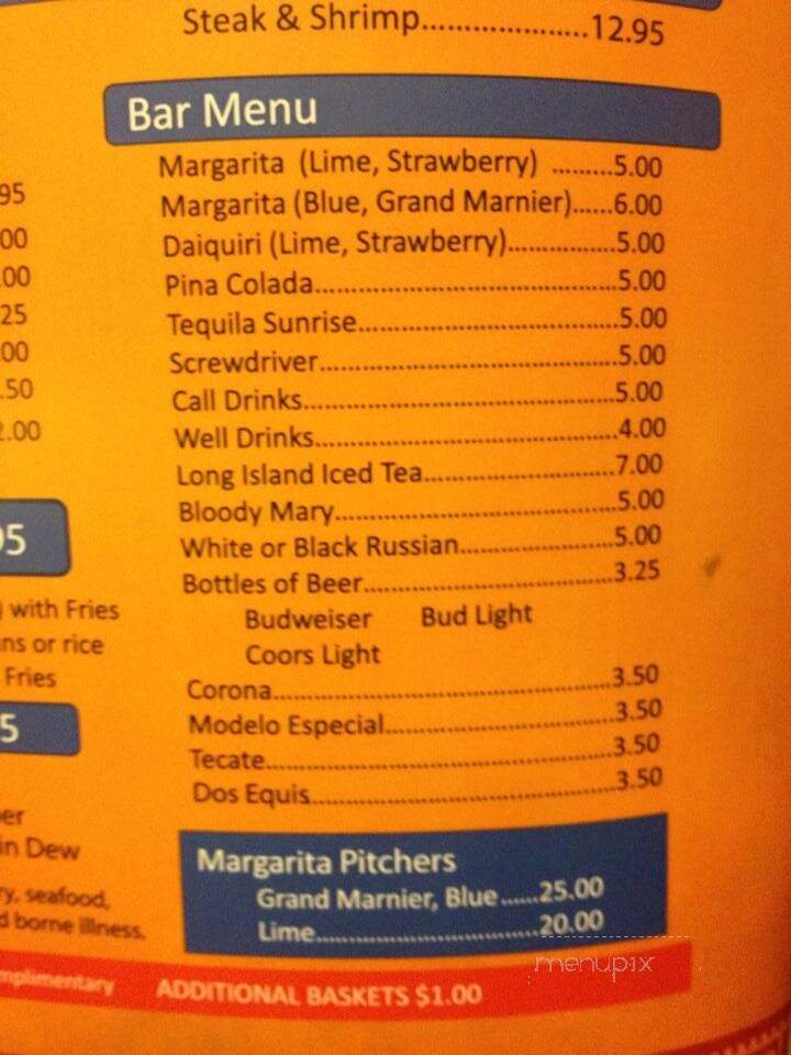 Cactus Cantina & Grill - Wichita, KS menu_pic