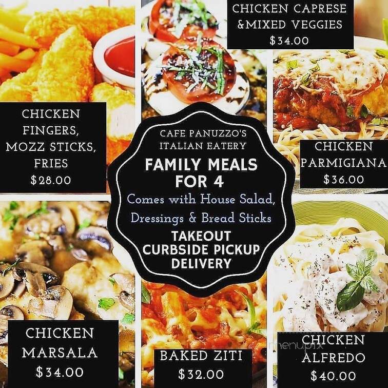Cafe Panuzzo's Italian Eatery - Oviedo, FL menu_pic