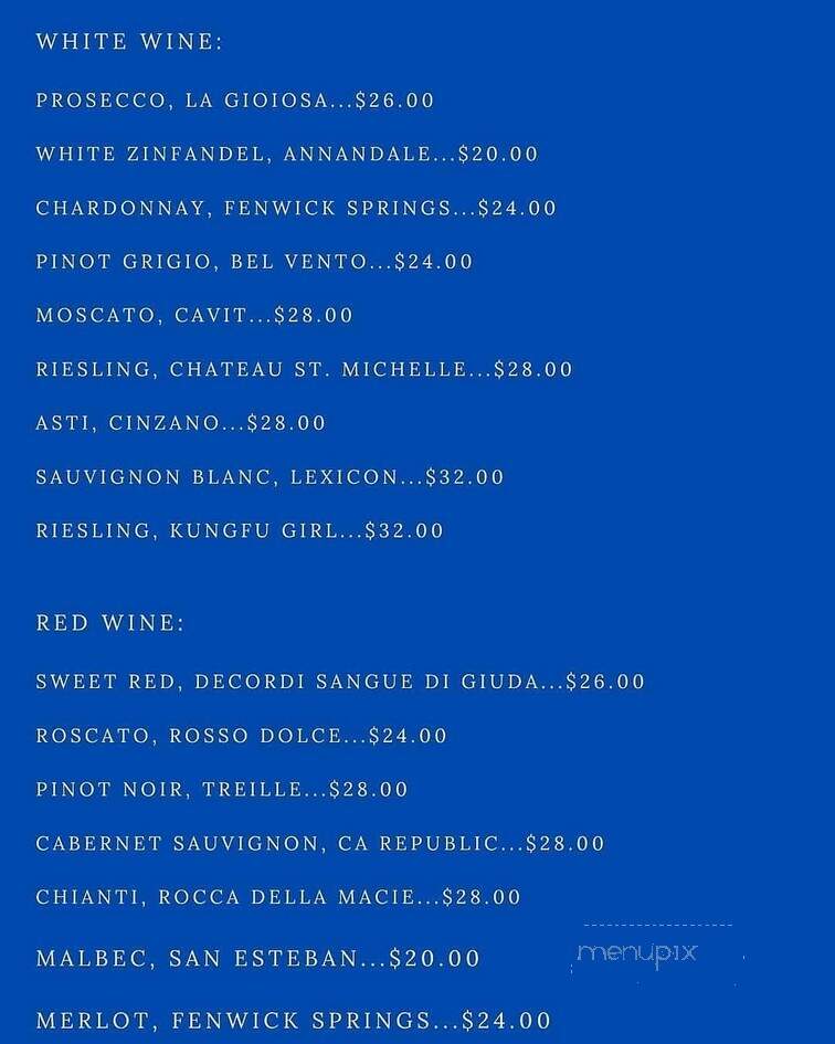 Cafe Panuzzo's Italian Eatery - Oviedo, FL menu_pic