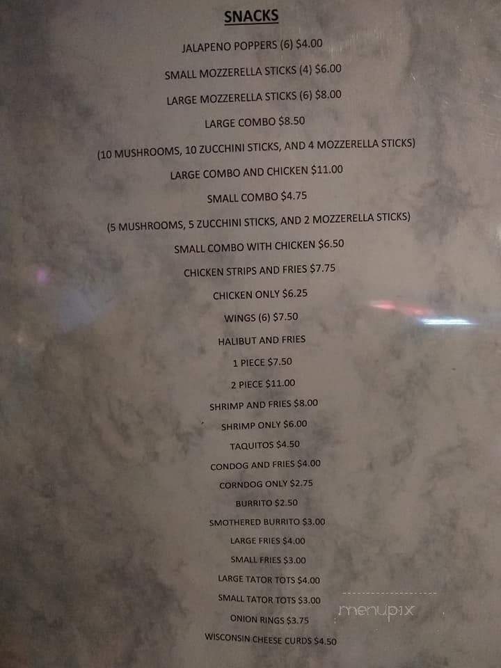 One & Only - St George, UT menu_pic