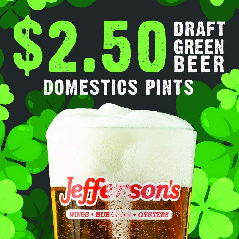 Jeffersons - Oxford, AL menu_pic