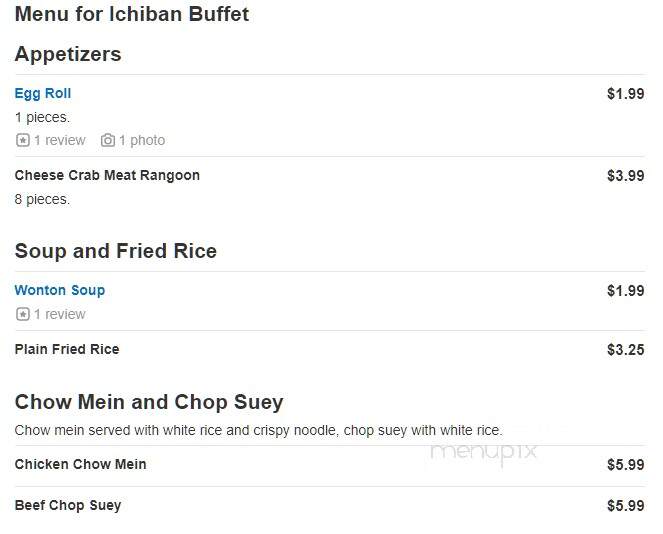 Ichiban Grill & Sushi - Collierville, TN menu_pic