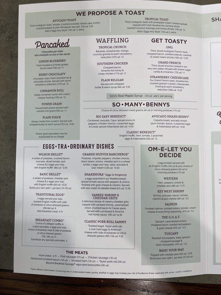 Turning Point - Hoboken, NJ menu_pic