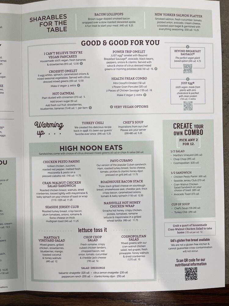 Turning Point - Hoboken, NJ menu_pic