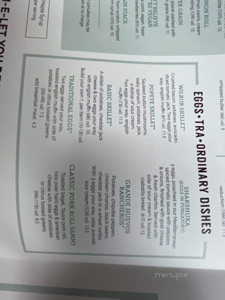 Turning Point - Hoboken, NJ menu_pic