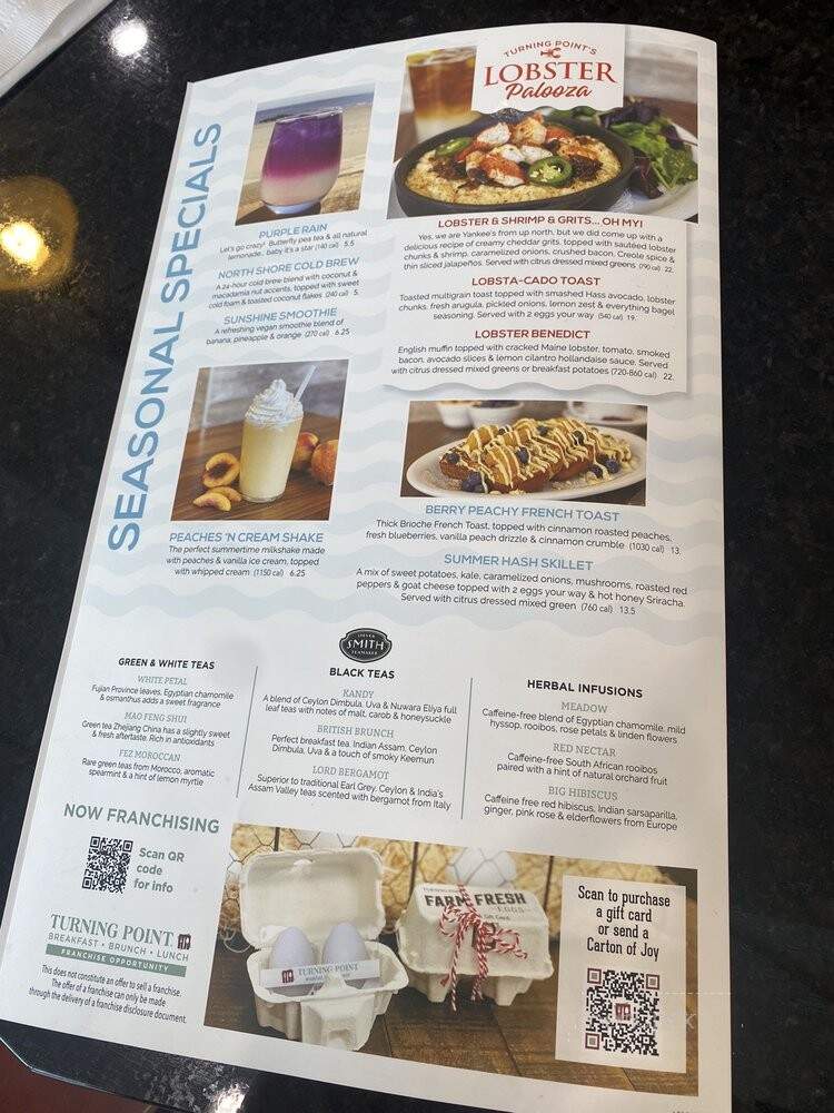 Turning Point - Hoboken, NJ menu_pic