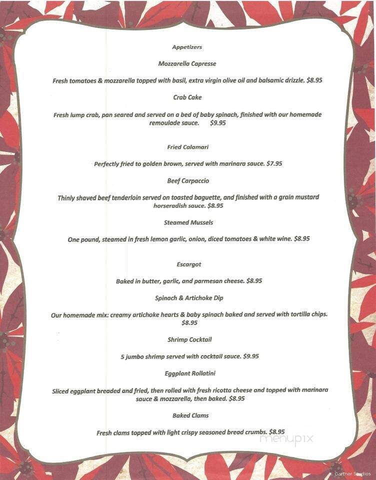 Lombardo's Italian Restaurant - Myrtle Beach, SC menu_pic