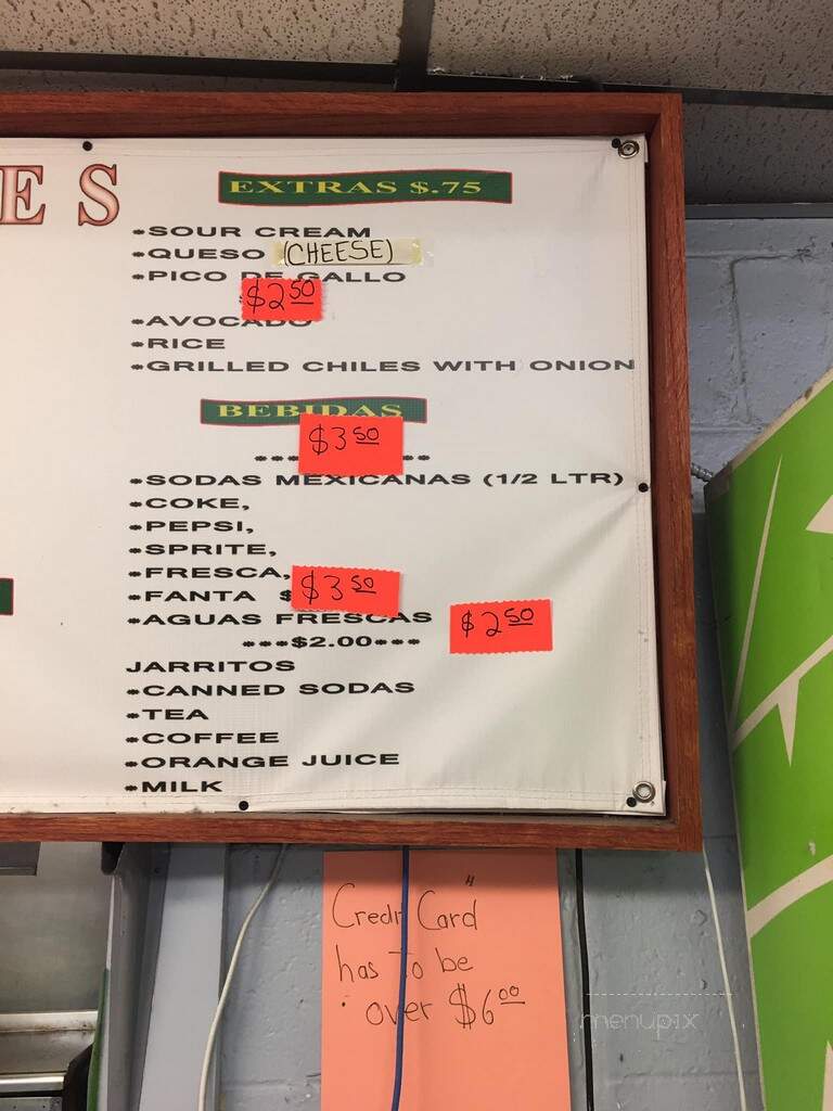 Los Comales - Oklahoma City, OK menu_pic
