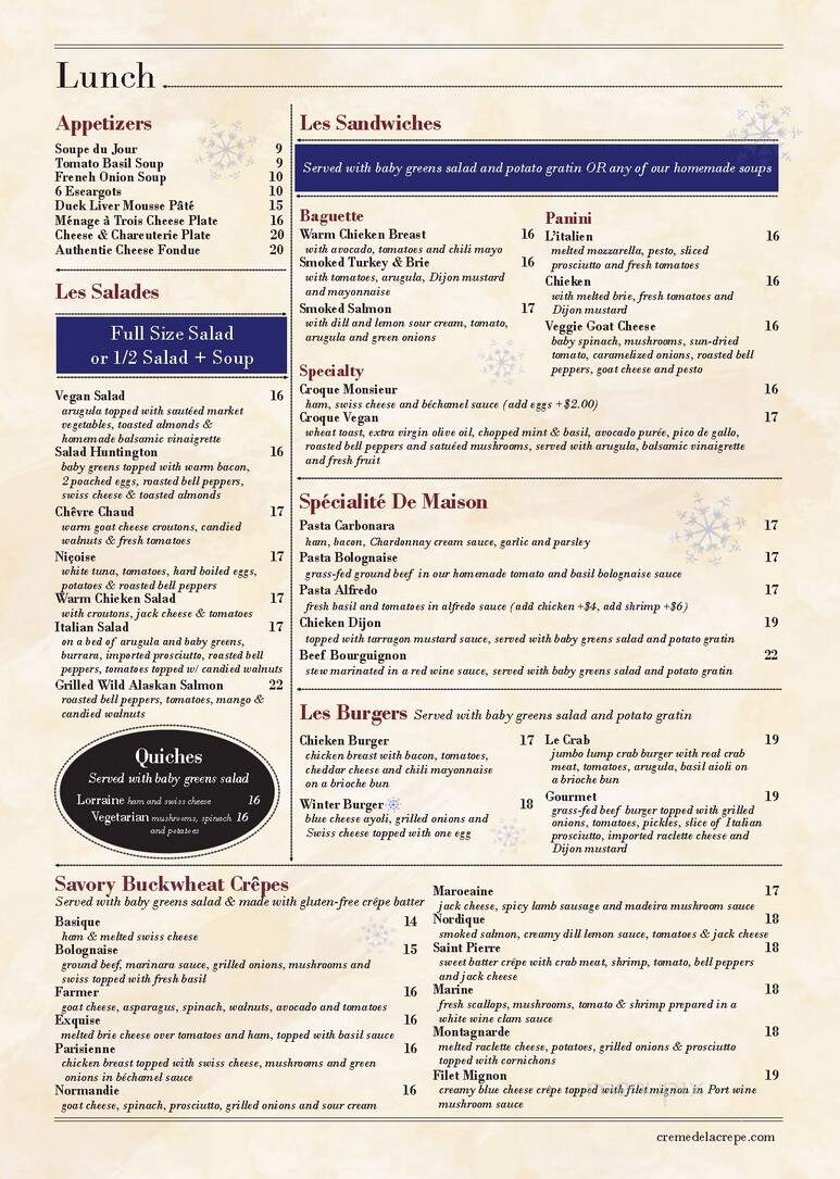 Crme de la Crpe - Long Beach, CA menu_pic