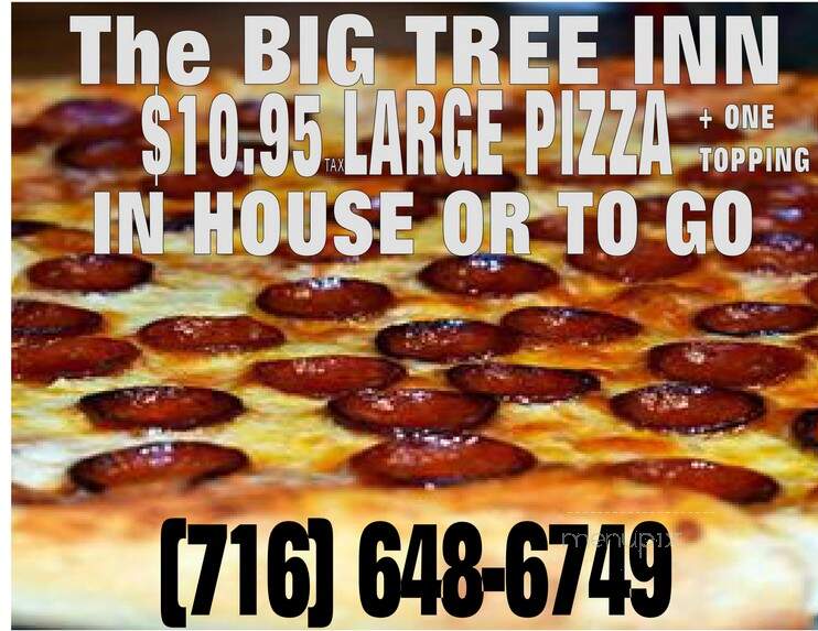 Big Tree Inn - Orchard Park, NY menu_pic