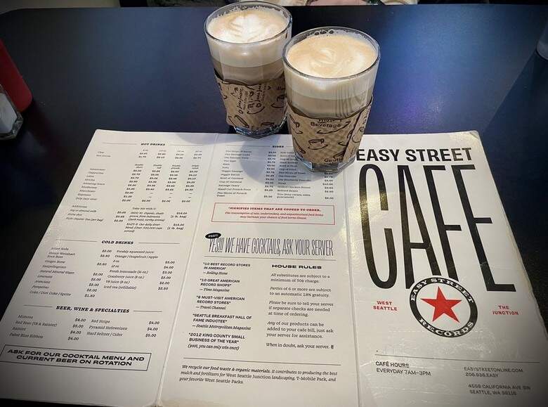 Easy Street Records and Cafe - Seattle, WA menu_pic