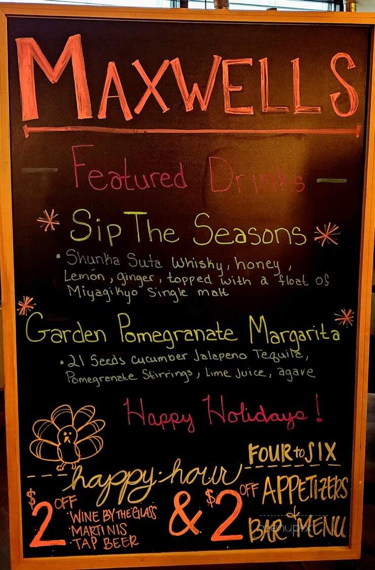 WF Maxwell's - West Fargo, ND menu_pic