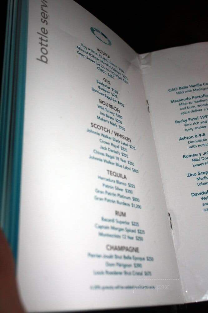 Centrifuge - Las Vegas, NV menu_pic