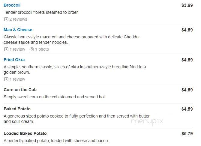 Captain D's Seafood - Lenoir City, TN menu_pic