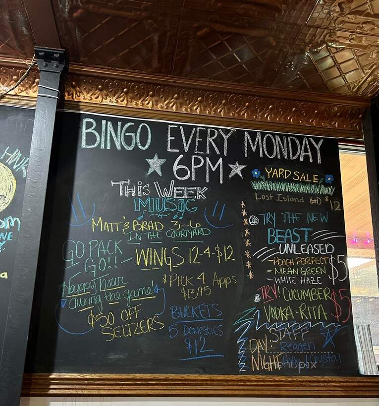 Boot Hill Pub - La Crosse, WI menu_pic