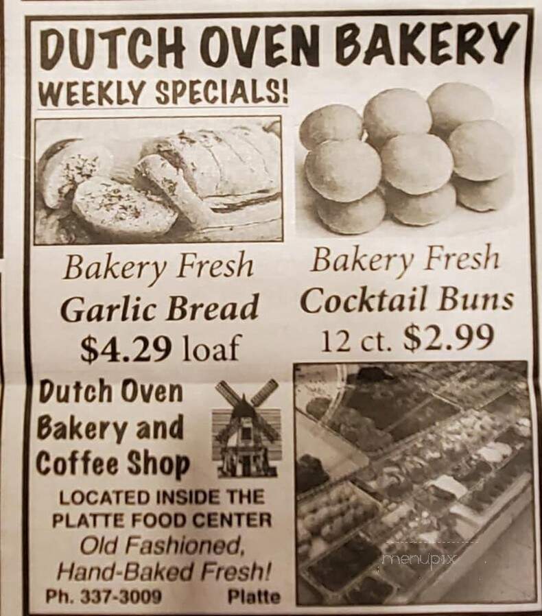 Dutch Oven Bakery - Hagerstown, IN menu_pic