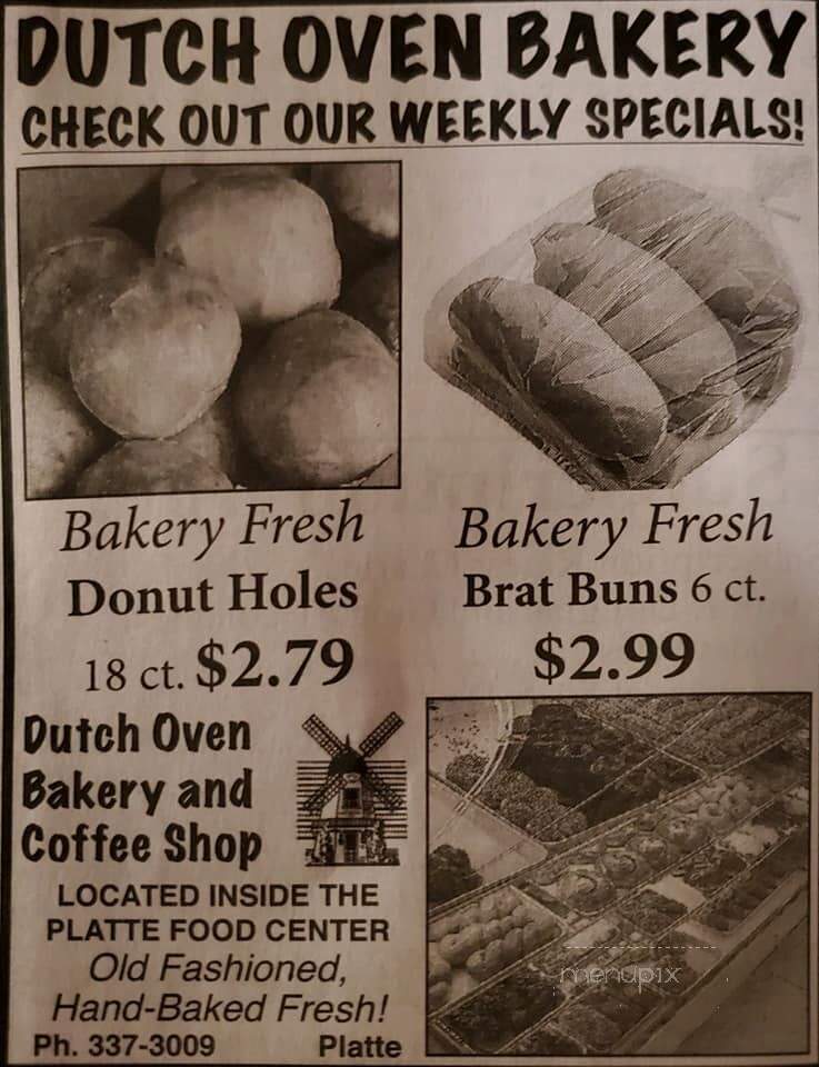 Dutch Oven Bakery - Hagerstown, IN menu_pic