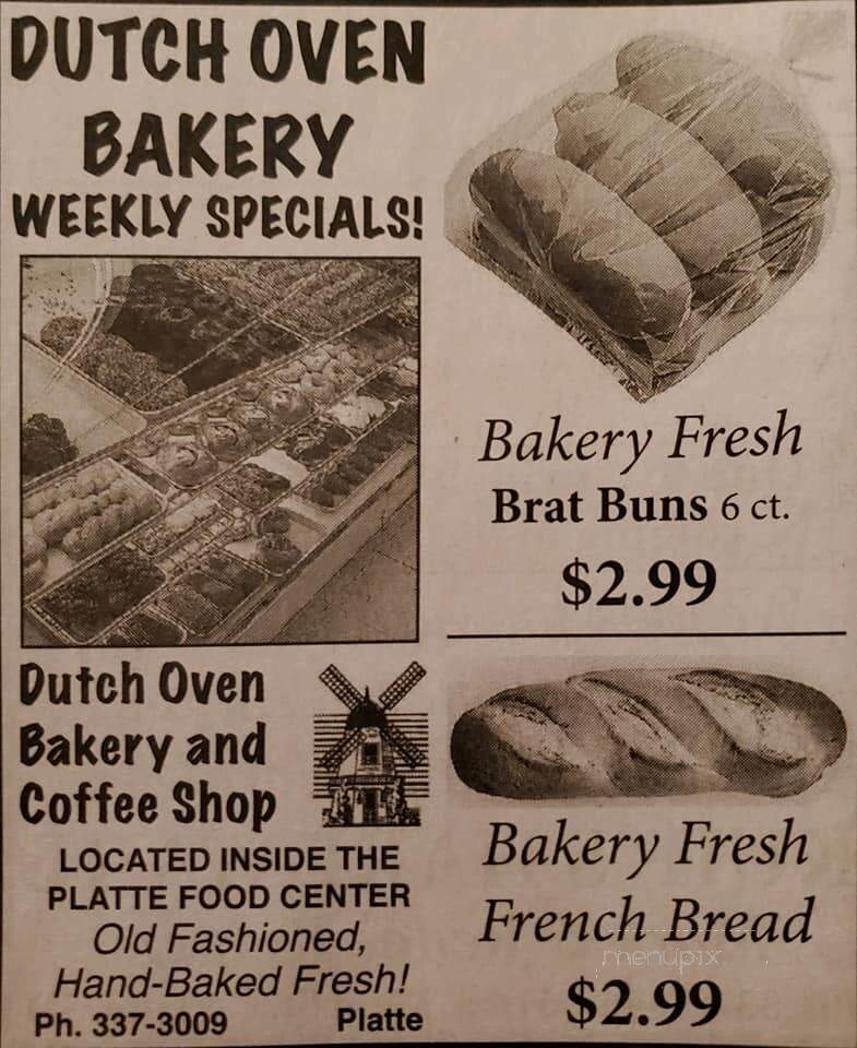 Dutch Oven Bakery - Hagerstown, IN menu_pic