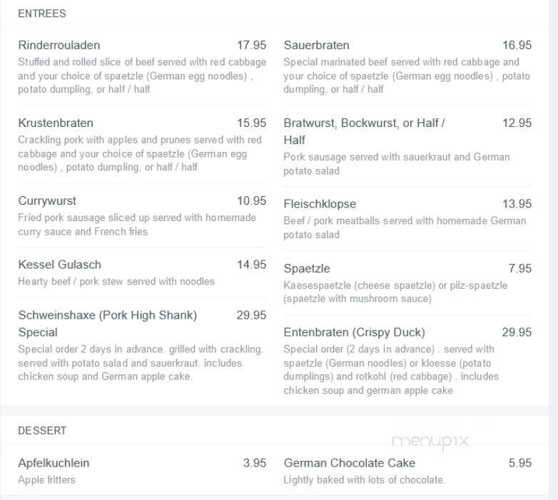 Brummis - the German Taste - Santa Barbara, CA menu_pic