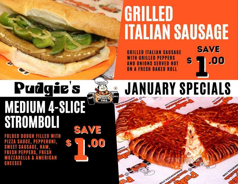 Pudgie's Pizza Pasta & Subs - Binghamton, NY menu_pic