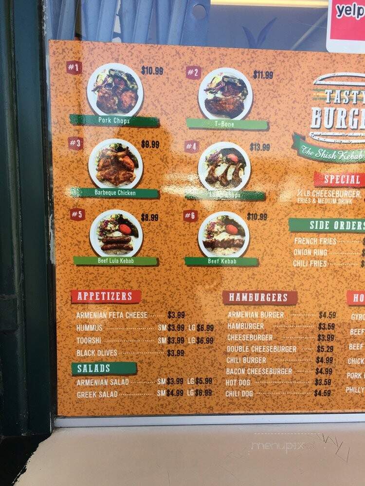 Tasty Burgers - North Hollywood, CA menu_pic