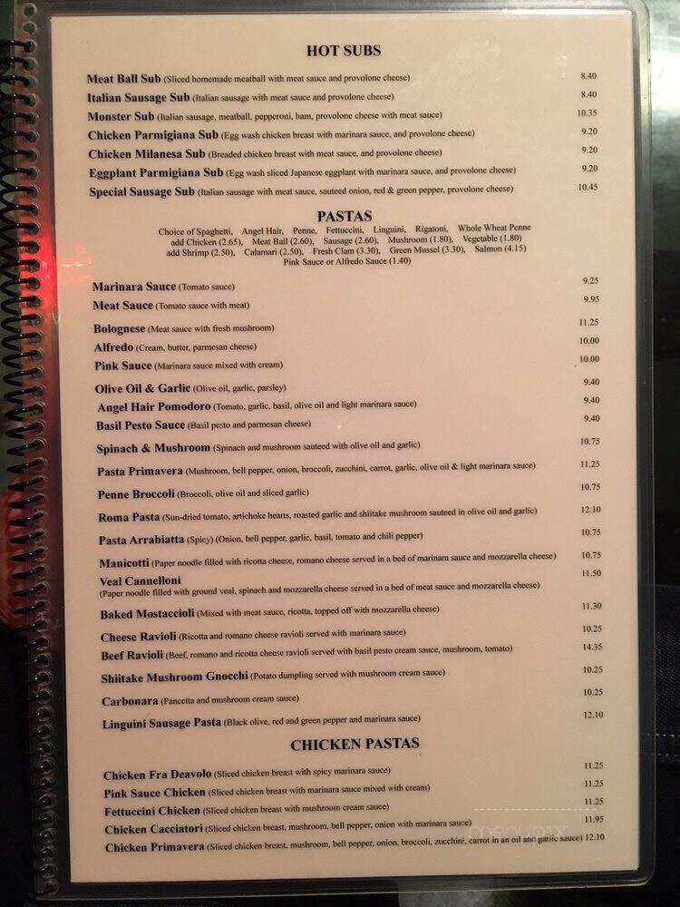 Topanga Pizza - Woodland Hills, CA menu_pic