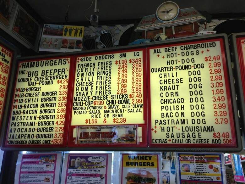 Beeps Fast Food - Van Nuys, CA menu_pic