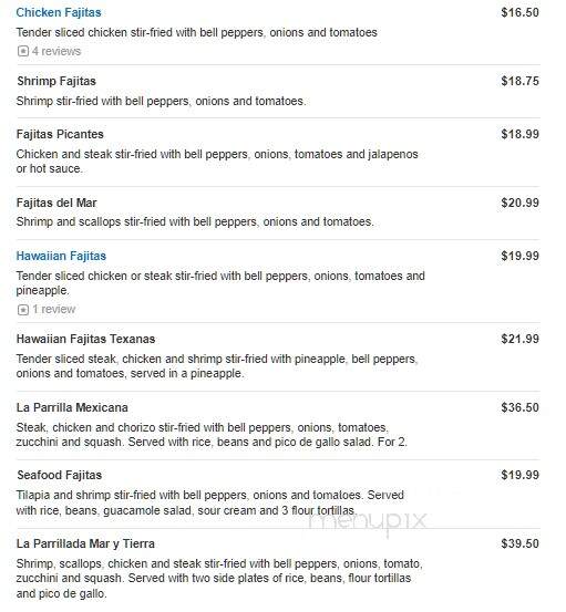 Fiesta Mexico - York, PA menu_pic