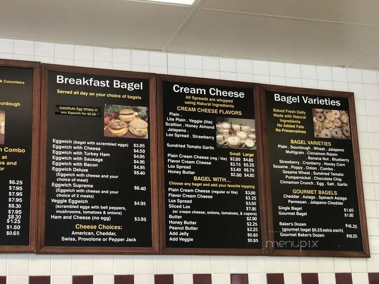 Bagel Street Cafe - Dublin, CA menu_pic