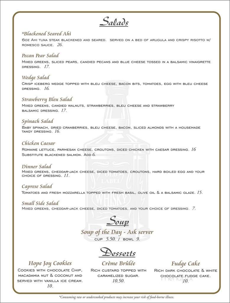 DaVine - Maple Valley, WA menu_pic