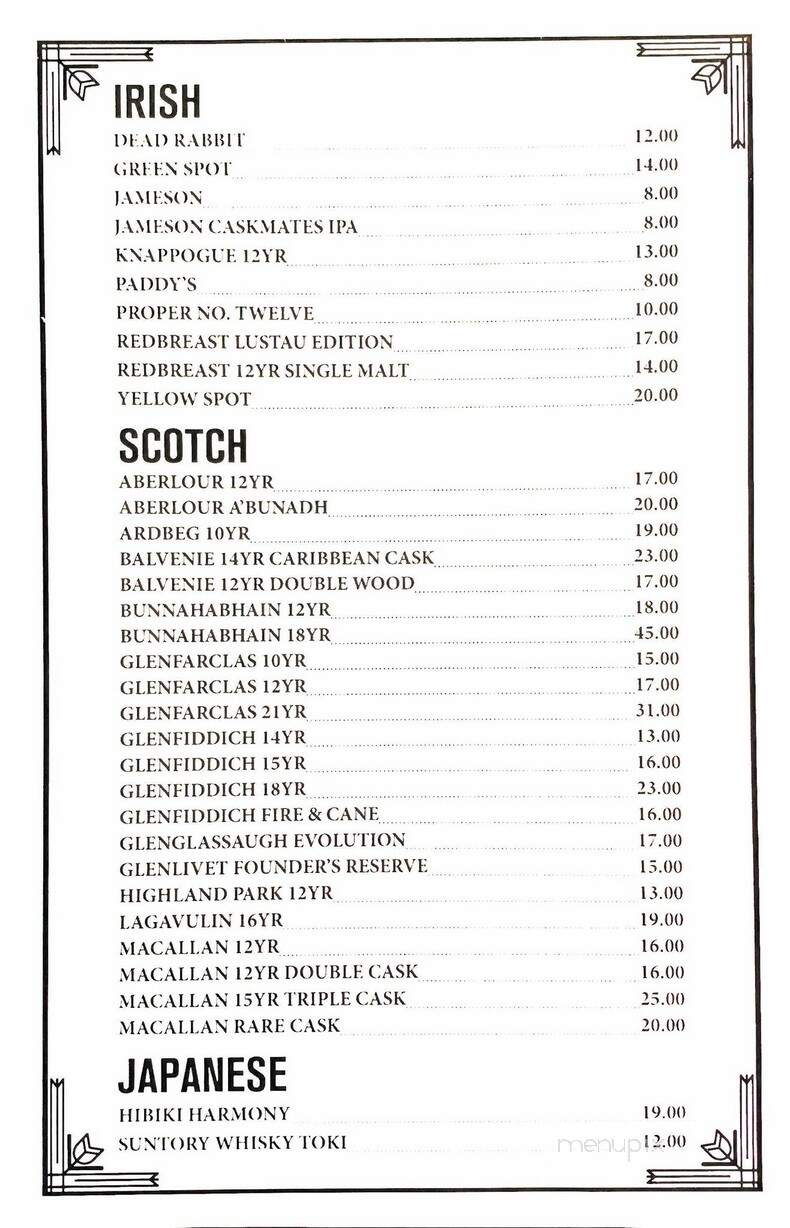 DaVine - Maple Valley, WA menu_pic