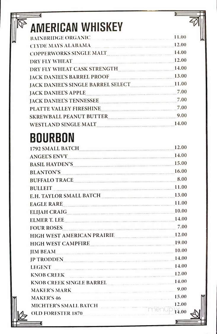 DaVine - Maple Valley, WA menu_pic