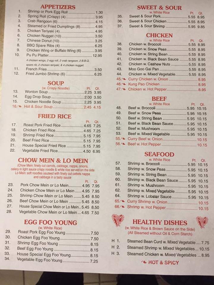 Happy House Chinese Restaurant - Rose Hill, KS menu_pic